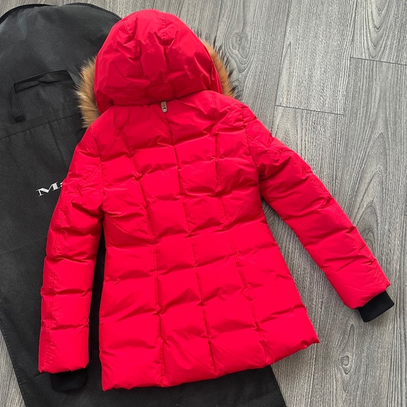 Mackage Adali Down Coat - Bright Red - Women’s Medium - Picture 2 of 4